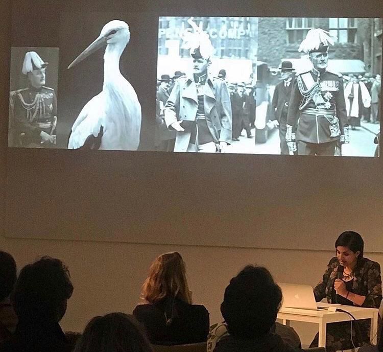 19/04/2019 - Heba Y. Amin at Foundation Thalie with her lecture performance ‘The General’s Stork’, Ixelles